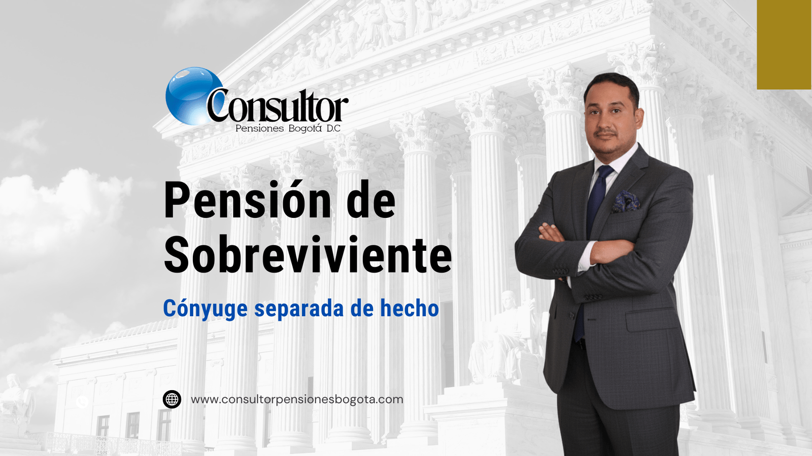 ¿Puede acceder a la pension de sobreviviente la cónyuge separada de hecho?
